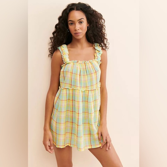 Anthropologie Plaid Sundress - Picture 3 of 7